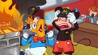 ROBLOX MICKEY TROLLING in MCDONALDS [upl. by Anderer]