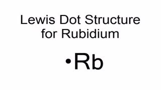 Lewis Dot Structure for Rubidium Rb [upl. by Chansoo]