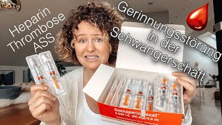 Gerinnungsstörung in der Schwangerschaft  Faktor 5 Leiden  Thrombosespritzen  Heparin [upl. by Ralfston177]