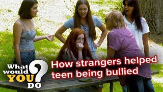 How strangers helped teen being bullied  WWYD [upl. by Alyac]