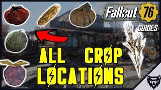 FALLOUT 76 Guide  All Crop Locations  Food Farming Guide 2019 [upl. by Ettezel612]