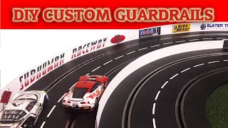 Custom DIY Guardrails For Your Slot Car Track [upl. by Janeva629]