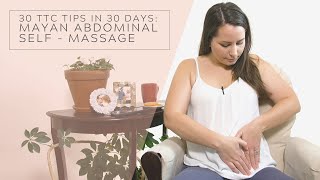 MAYAN ABDOMINAL SELF MASSAGE for FERTILITY [upl. by Dygert]