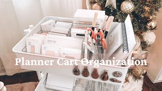 How I Organize and Store My Planner Supplies  Planner Cart Organization and Stationery Collection [upl. by Robina697]