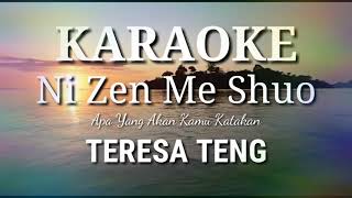 KARAOKE Ni Zen Me Shuo TERESA TENG [upl. by Craggie]