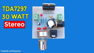 TDA7297 Audio Amplifier Schematic  PCB [upl. by Enajiram]