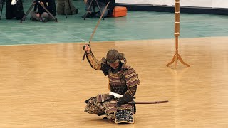 Shojitsu Kenrikata Ichiryu Katchu Battojutsu  42nd Japanese Kobudo Demonstration 2019 [upl. by Swanson298]