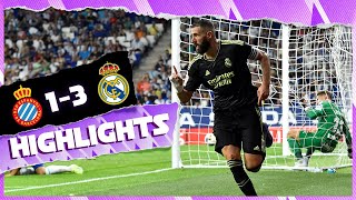 Espanyol 13 Real Madrid  HIGHLIGHTS  LaLiga 202223 [upl. by Stubbs]