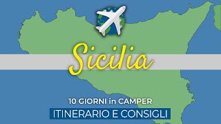 SICILIA in Camper  Diario di viaggio e itinerario [upl. by Eeslek]