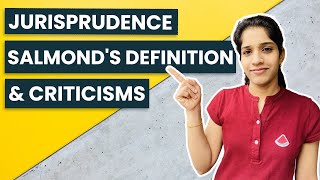 Definition of Jurisprudence  Part 3  John Salmond  Criticism  In Hindi [upl. by Allyson]