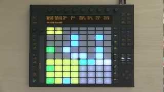 Ableton Push 1 Tutorial Part 2 Making Beats [upl. by Sixla]