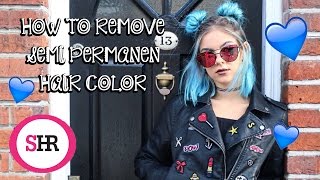 How To Remove SEMI PERMANENT Hair Color  Sophie Hannah Richardson [upl. by Yaj]