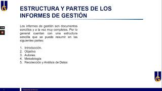 Elaboración de Informes de Gestión [upl. by Bussey]