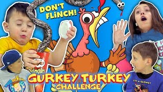 GURKEY TURKEY CHALLENGE Try Not To Flinch FUNnel Family Compilation [upl. by Bocoj]