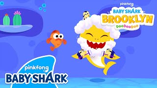 EP2 Shark Family Bath Time  Baby Shark Brooklyn Cartoon Animation  Baby Shark Official [upl. by Dickson457]