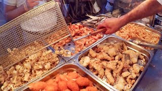 Fried Seafood Top Cooking Skills Italian Street Food [upl. by Acsecnarf38]