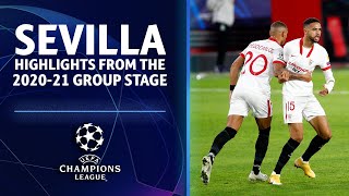 Sevilla Highlights from the 202021 Group Stage  UCL on CBS Sports [upl. by Anelys]