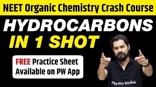 HYDROCARBONS in 1 Shot  All Concepts Tricks amp PYQs Covered  Class 11  NEET [upl. by Oiramrej]