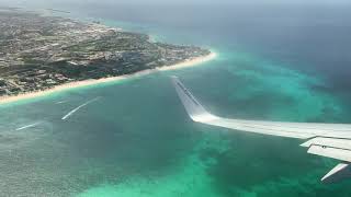 Amazing  Flight land in aruba 🇦🇼 Queen Beatrix international airport [upl. by Reffinej]