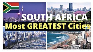 Biggest Cities of South Africa SOUTH AFRICAN CITIES 2021 [upl. by Ettenor]