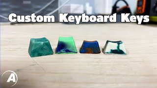 Making Your Own Custom Keyboard Keys  Alumilite [upl. by Bartholomew]