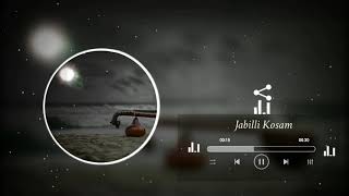 Jabilli Kosam Akasamalle  VEENA BGM [upl. by Ahsienyt688]