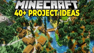 40 New Minecraft Projects for your 116 Survival World [upl. by Annoynek]