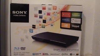 Review Sony BDPS390 BluRay Player [upl. by Ancell]