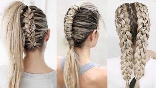 7 Cool and Pretty Braids  Hairstyle Tutorial DIY [upl. by Sirovart]