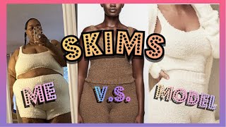 SKIMS COZY COLLECTION  PLUS SIZE REVIEW [upl. by Gibun]