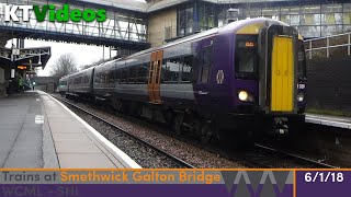 Trains at Smethwick Galton Bridge WCML  SHL  6118 [upl. by Carder521]