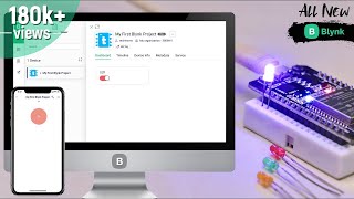 Making your first project on New Blynk 20⚡️ [upl. by Yelsna94]
