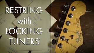 How To Properly ReString Your Locking Tuners  Tone Lab [upl. by Ahsitniuq473]