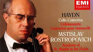 Haydn  The Cello Concertos  Presentation recording of the Century  Mstislav Rostropovich [upl. by Eulalie56]