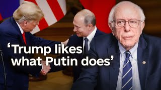 Bernie Sanders on Trump’s alignment with Russia [upl. by Rame24]