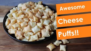 Tastiest keto snacks  Cheese puffs Easy 1 ingredient [upl. by Saduj]