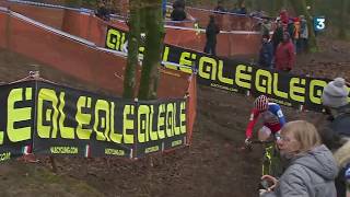 Championnats de France de cyclocross revoir la course Elite hommes [upl. by Atinet]