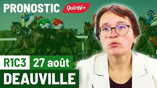 Pronostic Quinté Flash Turf  Deauville R1C3 du 27 août 2022 [upl. by Ingaborg]