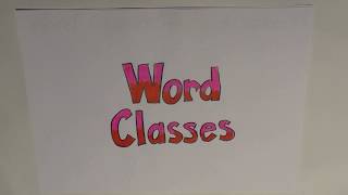 Episode 4  Word classes [upl. by Joline]