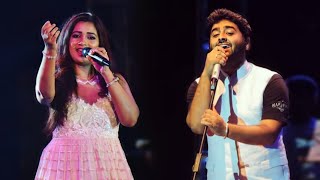 Arijit Singh And Shreya Ghosal Give Beautiful Live Performance ❤️ Never Listen B4  PM Music [upl. by Ilzel]