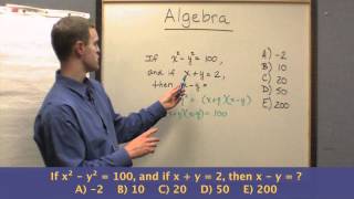 GMAT Sample Questions  GMAT Algebra Problems [upl. by Oremar]