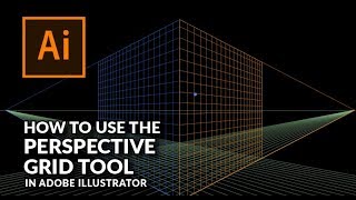 How To Use The Perspective Grid Tool in Illustrator [upl. by Lig633]