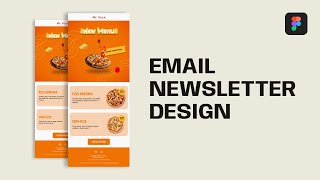 Email Newsletter Design  Figma Tutorial [upl. by Neural]