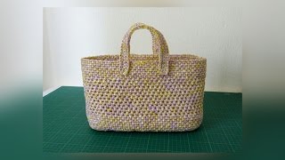 Making Plarn Bags Pattern 5 [upl. by Nivan373]