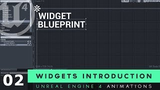 Widget Introduction  2 Unreal Engine 4 User Interface Development Tutorial Series [upl. by Atisor710]