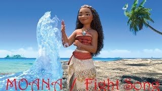 DISNEY MOANA  Fight Song Lyrics [upl. by Siroled]