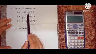 Jacobi method by using CASIO fx99IES PLUS calculator  System of linear equations [upl. by Arracat]