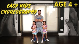 Easy Kids Choreography  Hip Hop Dance Tutorial AGES 4  MihranTV [upl. by Unni58]