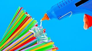 20 AMAZING STRAW HACKS AND CRAFTS [upl. by Maleki39]