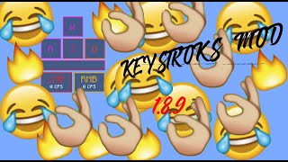 HOW TO INSTALL KEYSTROKES show your CPS 189  Minecraft [upl. by Filberte]